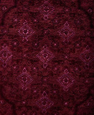 Contemporary Overdyed Wool Hand Knotted Pink Area Rug 6' 1" x 9' 4"