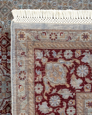 Contemporary Hand-Knotted Overdyed Gray Area Rug 6' 1" x 9' 5"