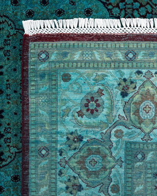 Fine Vibrance, One-of-a-Kind Hand-Knotted Area Rug  - Blue, 8' 2" x 10' 5"