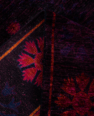 Fine Vibrance, One-of-a-Kind Hand-Knotted Area Rug  - Purple, 6' 2" x 8' 3"