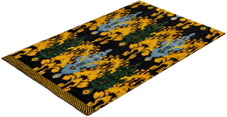 Modern - Contemporary Hand Knotted Yellow Area Rug 5' 2" x 8' 2"