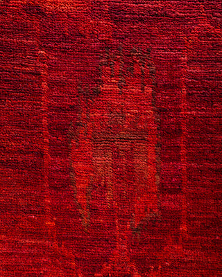 Vibrance, One-of-a-Kind Hand-Knotted Runner Rug  - Orange, 4' 9" x 14' 2"