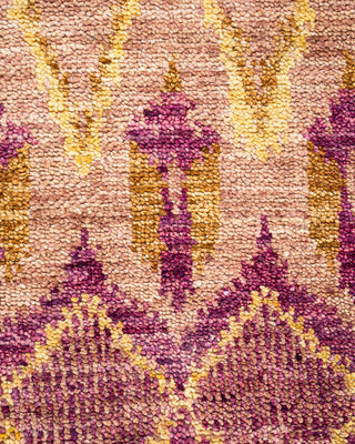 Modern - Contemporary Hand Knotted Purple Area Rug 5' 0" x 11' 10"