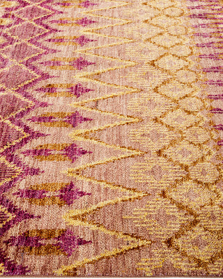 Modern - Contemporary Hand Knotted Purple Area Rug 5' 0" x 11' 10"