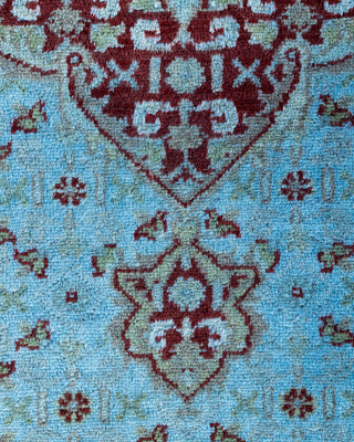 Fine Vibrance, One-of-a-Kind Hand-Knotted Area Rug  - Gray, 6' 1" x 9' 5"