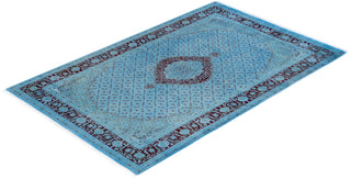 Fine Vibrance, One-of-a-Kind Hand-Knotted Area Rug  - Gray, 6' 1" x 9' 5"