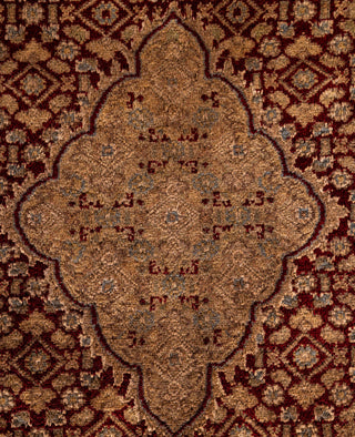 Overdyed Hand-Knotted Wool Modern-Contemporary Brown Area Rug 6' 0" x 9' 4"