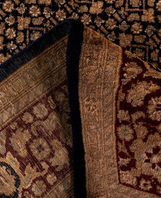 Overdyed Hand-Knotted Wool Modern-Contemporary Brown Area Rug 6' 0" x 9' 4"