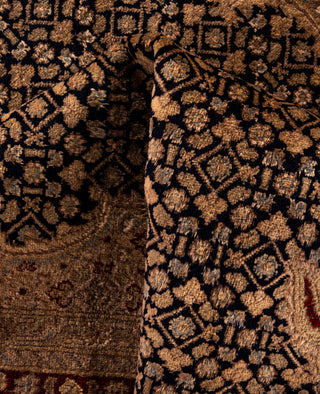 Overdyed Hand-Knotted Wool Modern-Contemporary Brown Area Rug 6' 0" x 9' 4"