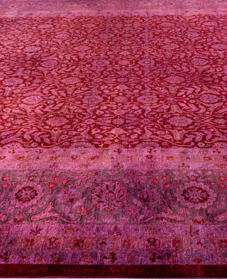 Fine Vibrance, One-of-a-Kind Hand-Knotted Area Rug  - Purple, 10' 3" x 14' 2"