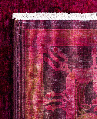 Overdyed Hand-Knotted Wool Modern-Contemporary Purple Area Rug 2' 10" x 5' 1"