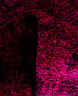 Overdyed Hand-Knotted Wool Modern-Contemporary Purple Area Rug 2' 10" x 5' 1"