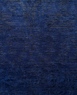 Overdyed One-of-a-Kind Wool Purple Square Area Rug 12' 0" x 12' 3"