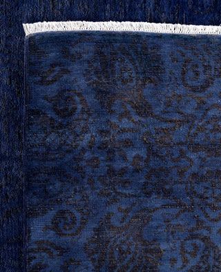 Overdyed One-of-a-Kind Wool Purple Square Area Rug 12' 0" x 12' 3"