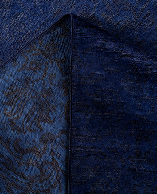 Overdyed One-of-a-Kind Wool Purple Square Area Rug 12' 0" x 12' 3"