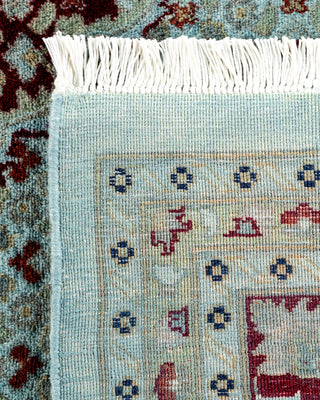 Contemporary Hand-Knotted Overdyed Blue Area Rug 8' 1" x 10' 4"