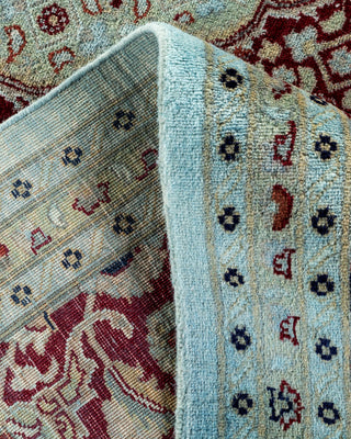 Contemporary Hand-Knotted Overdyed Blue Area Rug 8' 1" x 10' 4"