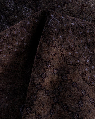 Fine Vibrance, One-of-a-Kind Hand-Knotted Area Rug  - Brown, 9' 0" x 13' 4"