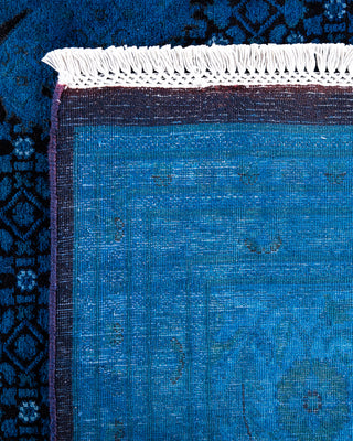 Fine Vibrance, One-of-a-Kind Hand-Knotted Area Rug  - Blue, 9' 1" x 12' 2"