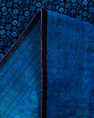Fine Vibrance, One-of-a-Kind Hand-Knotted Area Rug  - Blue, 9' 1" x 12' 2"