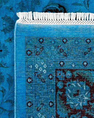 Contemporary Fine Vibrance Blue Wool Area Rug - 10' 1" x 14' 3"