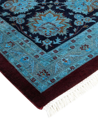 Contemporary Fine Vibrance Red Wool Area Rug - 10' 3" x 14' 4"
