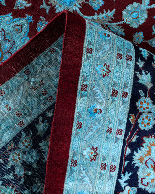 Contemporary Fine Vibrance Red Wool Area Rug - 10' 3" x 14' 4"