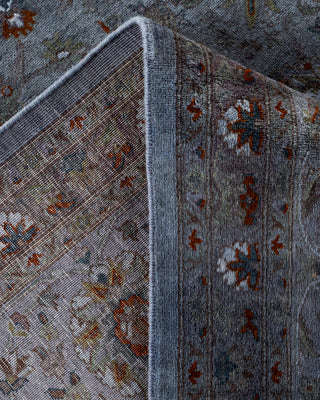 Contemporary Fine Vibrance Gray Wool Area Rug - 10' 1" x 14' 4"