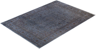 Contemporary Fine Vibrance Gray Wool Area Rug - 10' 1" x 14' 4"
