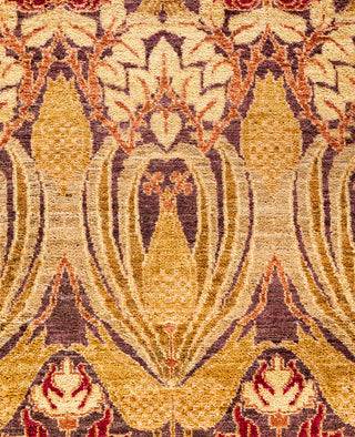 Eclectic, One-of-a-Kind Hand-Knotted Area Rug  - Brown, 9' 10" x 13' 10"