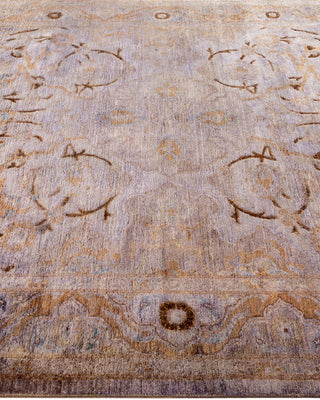 Contemporary Hand Knotted  Gray Area Rug 6' 0" x 8' 7"