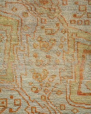 Modern Overdyed Hand Knotted Wool Beige Area Rug 8' 10" x 11' 6"