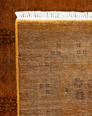 Contemporary Fine Vibrance Yellow Wool Area Rug - 8' 10" x 11' 10"