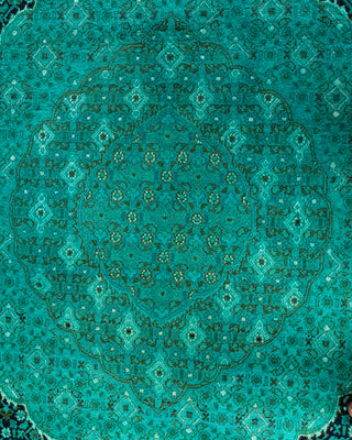 Fine Vibrance, One-of-a-Kind Hand-Knotted Area Rug  - Blue, 8' 2" x 10' 5"