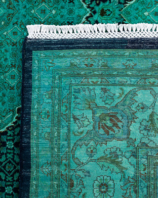 Fine Vibrance, One-of-a-Kind Hand-Knotted Area Rug  - Blue, 8' 2" x 10' 5"