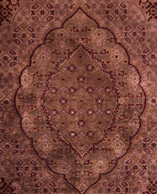 Overdyed One-of-a-Kind Wool Red Area Rug 6' 2" x 9' 5"