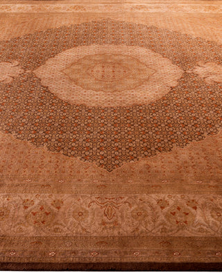 Overdyed One-of-a-Kind Wool Beige Area Rug 8' 2" x 10' 0"