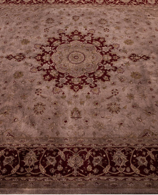 Overdyed Hand-Knotted Wool Modern-Contemporary Brown Area Rug 6' 1" x 9' 3"