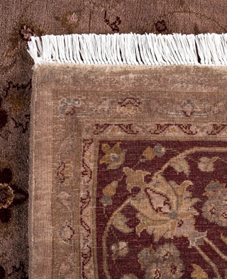 Overdyed Hand-Knotted Wool Modern-Contemporary Brown Area Rug 6' 1" x 9' 3"