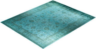 Overdyed Hand-Knotted Blue Area Rug 12' 0" x 14' 8"