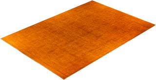 Overdyed Hand-Knotted Orange Area Rug 12' 4" x 17' 5"