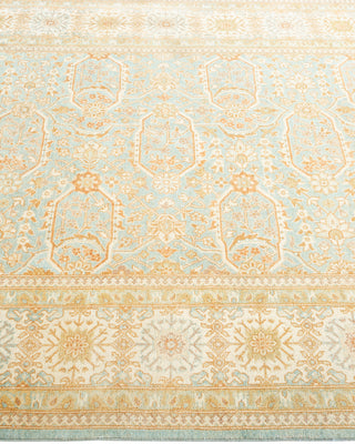 Traditional Hand Knotted Light Blue Area Rug 4' 6" x 6' 9"