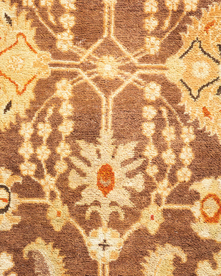 Traditional Hand Knotted Gray Area Rug 4' 1" x 6' 2"