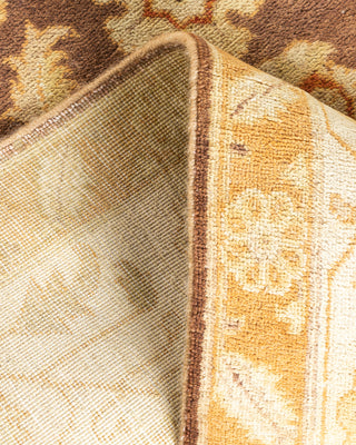 Traditional Hand Knotted Gray Area Rug 4' 1" x 6' 2"