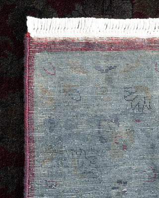 Contemporary Hand Knotted Overdyed Gray Area Rug 3' 1" x 5' 4"