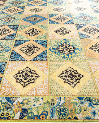 Traditional Hand-Knotted Multi Area Rug 10' 3" x 12' 8"