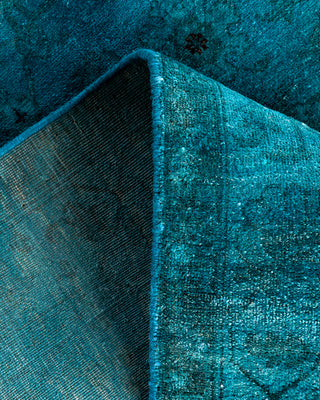 Fine Vibrance, One-of-a-Kind Hand-Knotted Runner Rug  - Blue, 2' 10" x 11' 10"