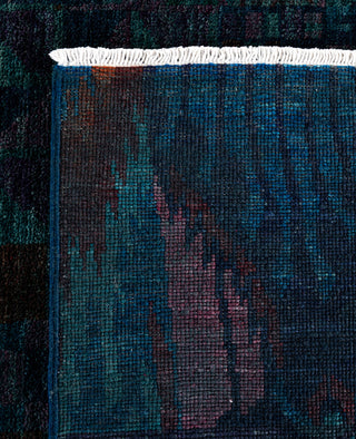 Contemporary Overdyed Wool Hand Knotted Multi Area Rug 5' 3" x 12' 3"