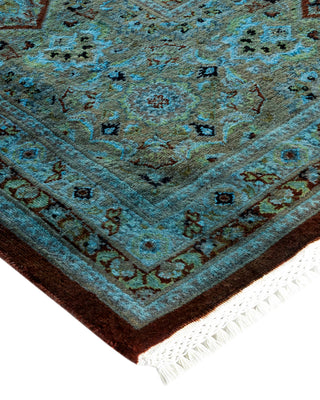 Contemporary Fine Vibrance Yellow Wool Area Rug - 10' 1" x 14' 5"