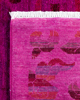 Vibrance, One-of-a-Kind Hand-Knotted Runner Rug  - Pink, 3' 0" x 10' 0"